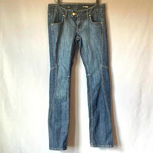 Express Women's Stella Skinny Leg Denim Blue Jeans Size 6